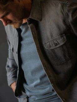 The Brace Long Sleeve Shirt - Chad (Grey) -Benson Shop 0018 550 02 0030 513 PBL 3010 541 01 8