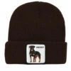 Singled Out Beanie - Dark Brown -Benson Shop 107 0134 DBR