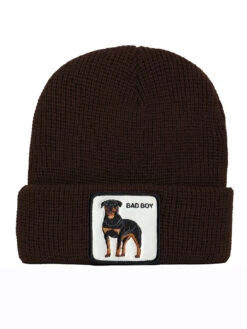 Singled Out Beanie - Dark Brown