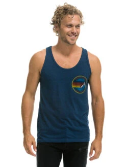 AV Logo Tank - Navy -Benson Shop 1462Z23 1