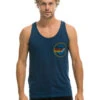 AV Logo Tank - Navy