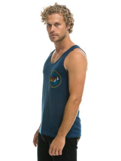 AV Logo Tank - Navy -Benson Shop 1462Z23 2