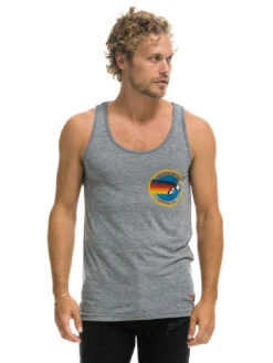 AV Logo Tank - Heather Grey 9 AV Logo Tank - Heather Grey -Benson Shop 1463Z23 1