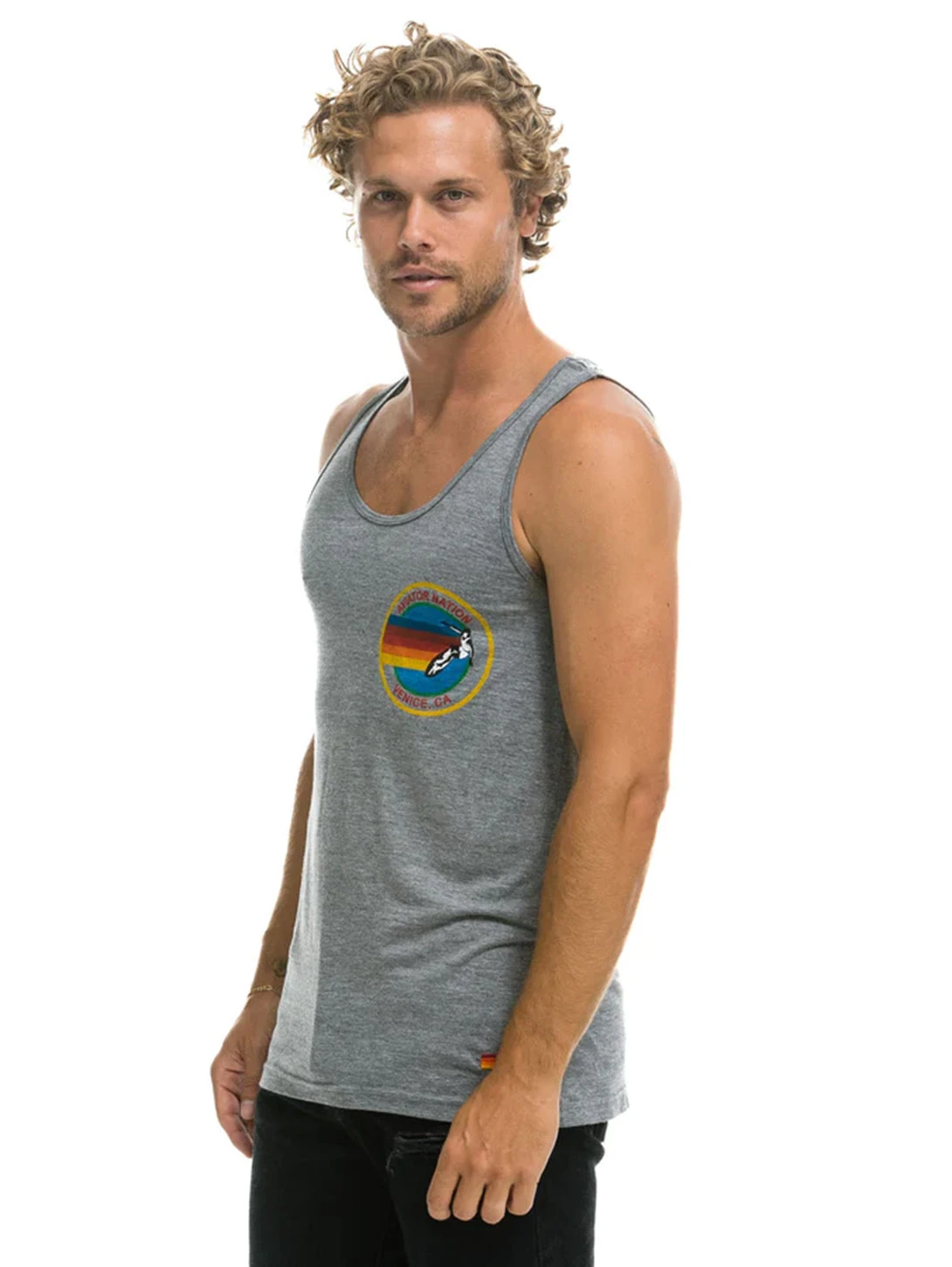 AV Logo Tank - Heather Grey 4 AV Logo Tank - Heather Grey - Image 2