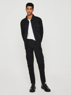 AG Jeans Wells Cargo Pant - Pure Black