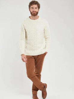Armor-Lux Cable Knit Sweater - Ivory