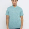 Short Sleeve Polo - Aqua Silver Sky 2 Short Sleeve Polo - Aqua Silver Sky -Benson Shop 430A3111 FINISHED