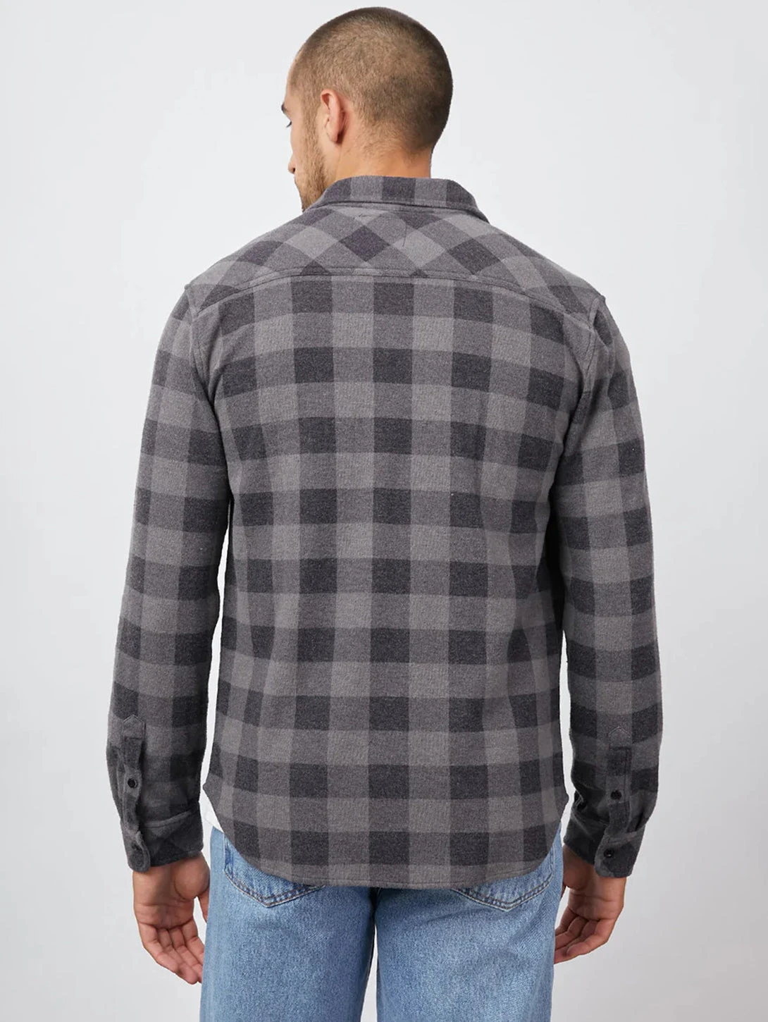 RAILS Sampson Plaid Shirt - Shadow Ash 5 RAILS Sampson Plaid Shirt - Shadow Ash - Image 3