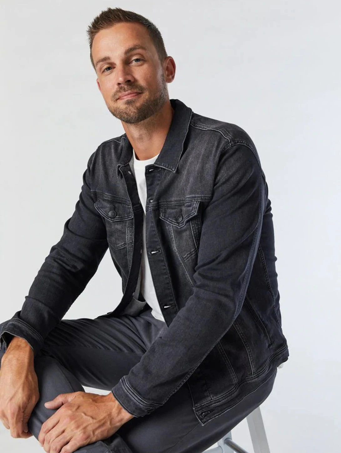 Mavi Drake Denim Jacket - Dark Smoke Athletic 7 Mavi Drake Denim Jacket - Dark Smoke Athletic - Image 5
