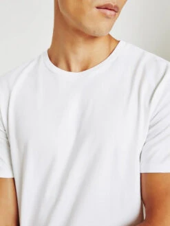 AG Jeans Bryce Crew Neck Tee - True White -Benson Shop 70240ELXTWH 2