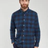 Armor-Lux Checkered Shirt - Marine -Benson Shop 70490 MAI 0018