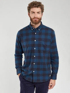 Armor-Lux Checkered Shirt - Marine