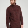 Armor-Lux Turtleneck Sweater - Deep Paprika Melange -Benson Shop 70619 MIV 00021