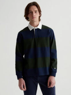AG Jeans Wade Rugby Top - Deep Forest