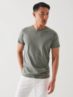 Iconic Short Sleeve Crew T-Shirt - Kelp -Benson Shop 99A08CB 336 19179