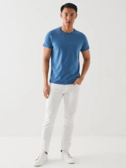 Iconic Short Sleeve Crew T-Shirt - Infinity Blue 12 Iconic Short Sleeve Crew T-Shirt - Infinity Blue -Benson Shop 99A08CB 575 19128