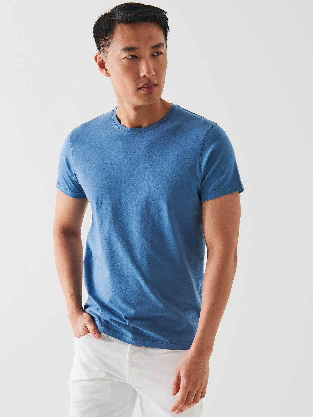 Iconic Short Sleeve Crew T-Shirt - Infinity Blue 3 Iconic Short Sleeve Crew T-Shirt - Infinity Blue - Image 2