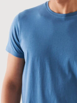 Iconic Short Sleeve Crew T-Shirt - Infinity Blue 11 Iconic Short Sleeve Crew T-Shirt - Infinity Blue -Benson Shop 99A08CB 575 19150