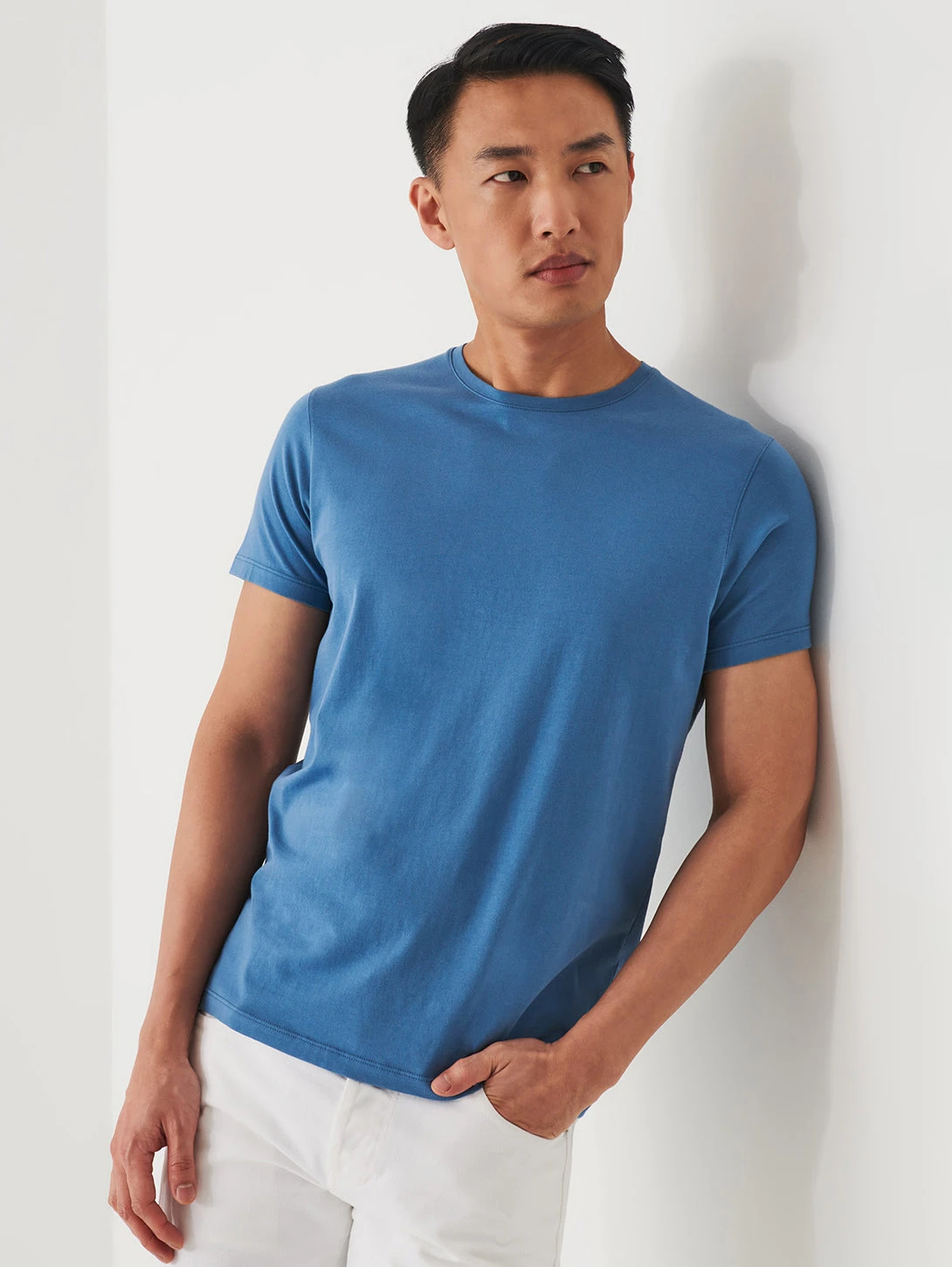 Iconic Short Sleeve Crew T-Shirt - Infinity Blue 4 Iconic Short Sleeve Crew T-Shirt - Infinity Blue - Image 3