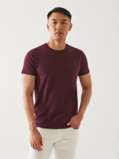 Short Sleeve Iconic Crew Tee - Port