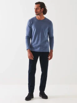 Long Sleeve Iconic Crew Tee - Seaport -Benson Shop 99A08CL 483 194675 800x ae8d3341 7d89 4da6 968e 6779660e1cd9