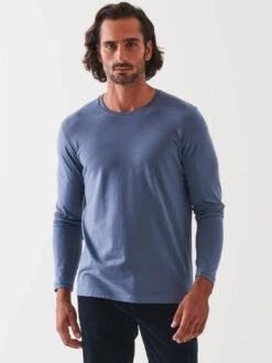 Long Sleeve Iconic Crew Tee - Seaport