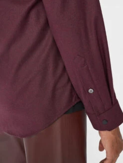 FRAME Washable Wool Shirt - Dark Burgundy 13 FRAME Washable Wool Shirt - Dark Burgundy -Benson Shop BUR 3