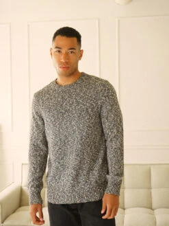 Benson Riley Crewneck Sweater - Blue Mélange