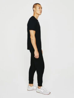 AG Jeans Bryce Crew Neck Tee - True Black -Benson Shop BryceCrewTee Black 1