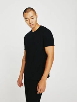 AG Jeans Bryce Crew Neck Tee - True Black -Benson Shop BryceCrewTee Black 2