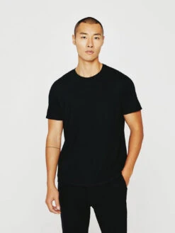 AG Jeans Bryce Crew Neck Tee - True Black