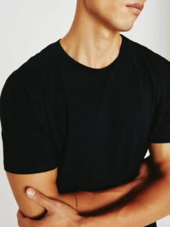 AG Jeans Bryce Crew Neck Tee - True Black -Benson Shop BryceCrewTee Black 7