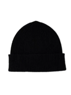 Mackie Clyde Lambswool Beanie - Black