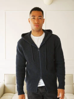 Benson Digsley Zip Hoody - Navy