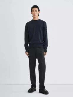 Rag & Bone Harlow Donegal Crew - Navy Multi -Benson Shop Donegal Harlow Wool Crew 462 1