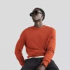 Rag & Bone Harlow Donegal Crew - Rust Multi 2 Rag & Bone Harlow Donegal Crew - Rust Multi -Benson Shop Donegal Harlow Wool Crew 637
