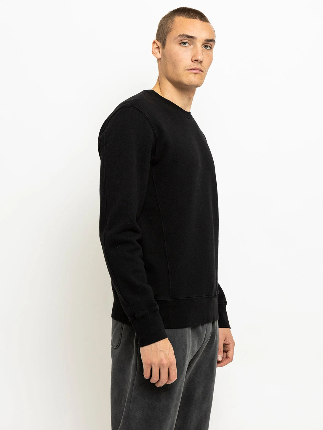 FRAME Long Sleeve Duofold Top - Black 4 FRAME Long Sleeve Duofold Top - Black - Image 2