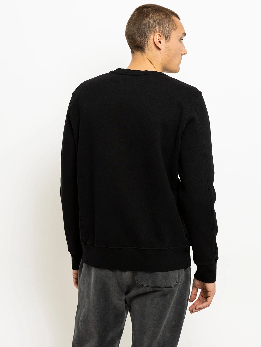 FRAME Long Sleeve Duofold Top - Black 6 FRAME Long Sleeve Duofold Top - Black - Image 4