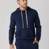 Essential Waves Pullover Hoodie - Indigo 2 Essential Waves Pullover Hoodie - Indigo -Benson Shop ESM 3301 IND 2