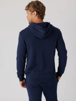 Essential Waves Pullover Hoodie - Indigo -Benson Shop ESM 3301 IND 5