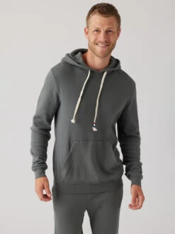 Essential Waves Pullover Hoodie - Storm -Benson Shop ESM 3301 STORM 2