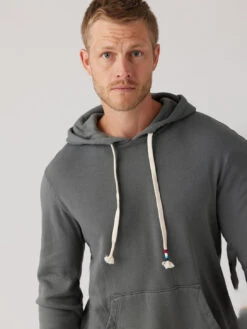 Essential Waves Pullover Hoodie - Storm -Benson Shop ESM 3301 STORM 3