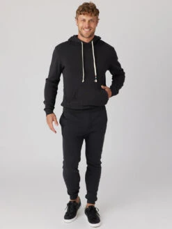 Essential Waves Pullover Hoodie - Black 10 Essential Waves Pullover Hoodie - Black -Benson Shop ESM 3301 VBLK 1