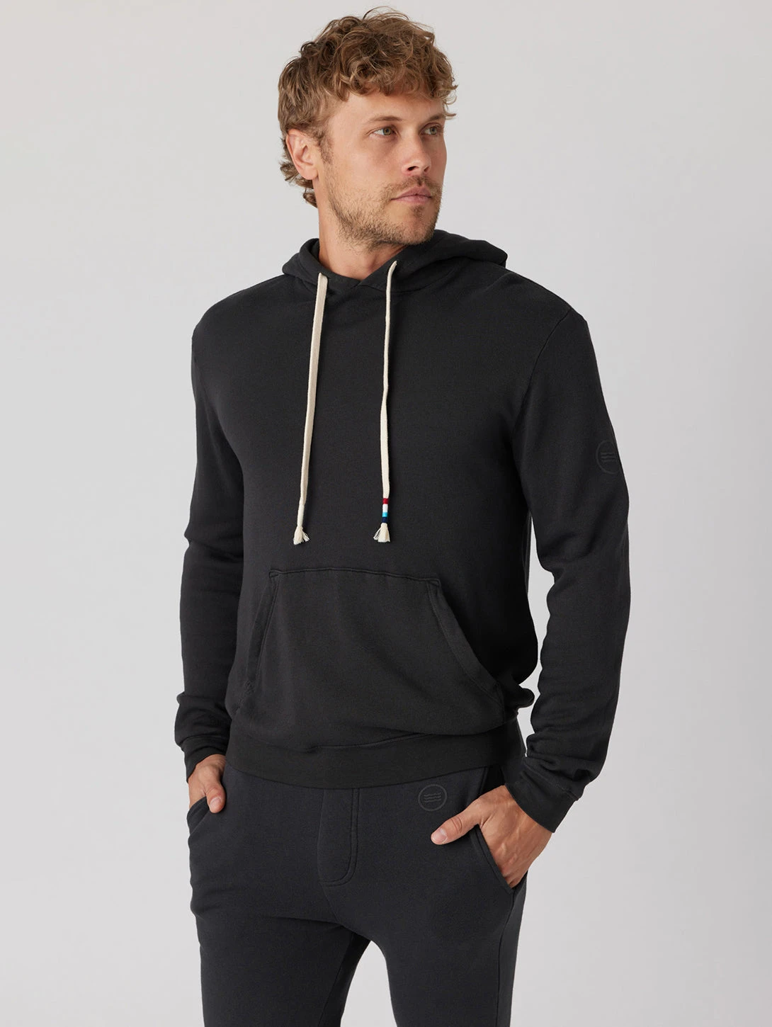 Essential Waves Pullover Hoodie - Black 3 Essential Waves Pullover Hoodie - Black