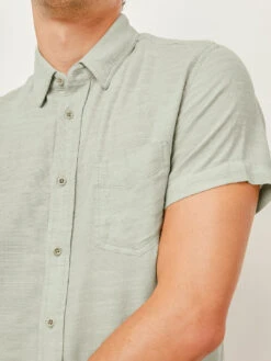 RAILS Fairfax Short Sleeve Shirt - Sage -Benson Shop FAIRFAX SAGE 1 FINISHED