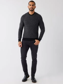 Brushed Boucle Top - Black 9 Brushed Boucle Top - Black -Benson Shop FM23 2301 1