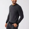 Brushed Boucle Top - Black -Benson Shop FM23 2301 9