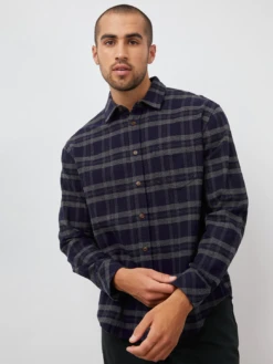 RAILS Forrest Shirt - Ancient Navy Melange