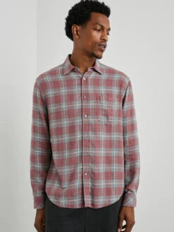 RAILS Lennox Shirt - Barn Steel Dove