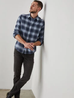 RAILS Lennox Shirt - Denim Shadow 12 RAILS Lennox Shirt - Denim Shadow -Benson Shop LENNOX DENIMSHADOW 6